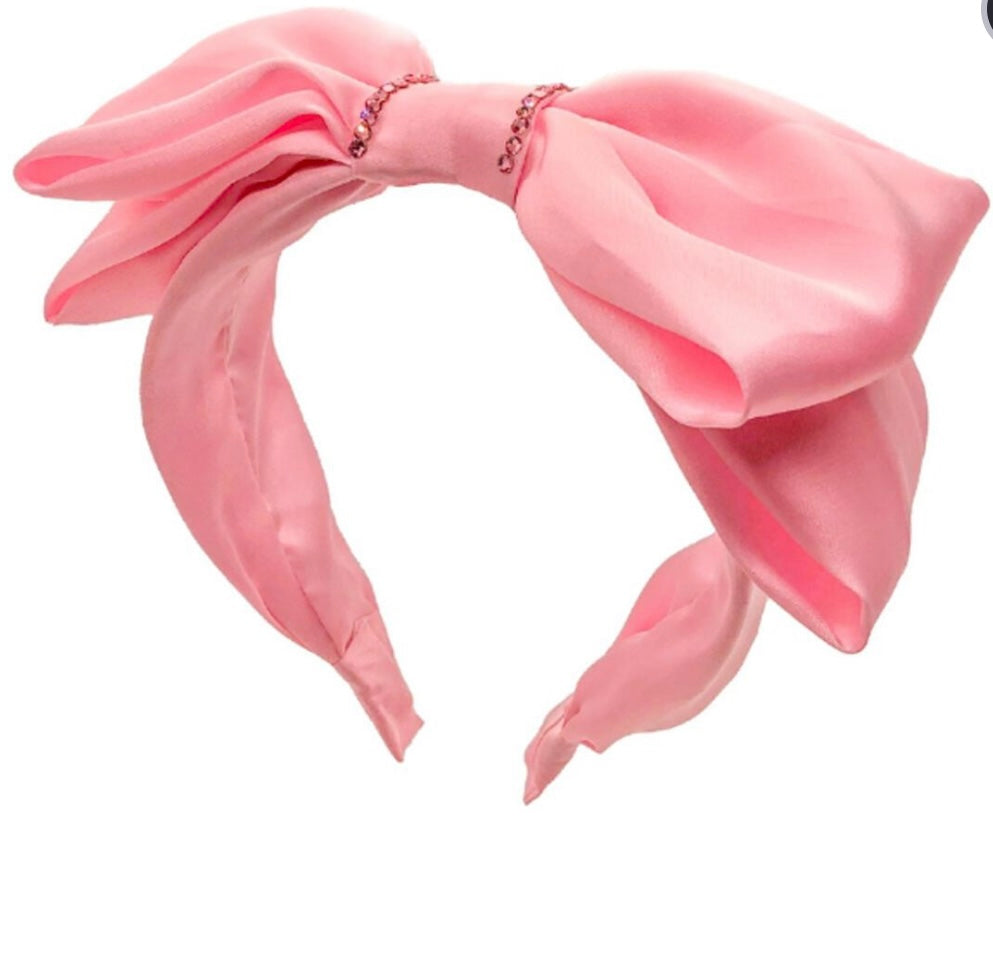 Pink Rhinestone Headband